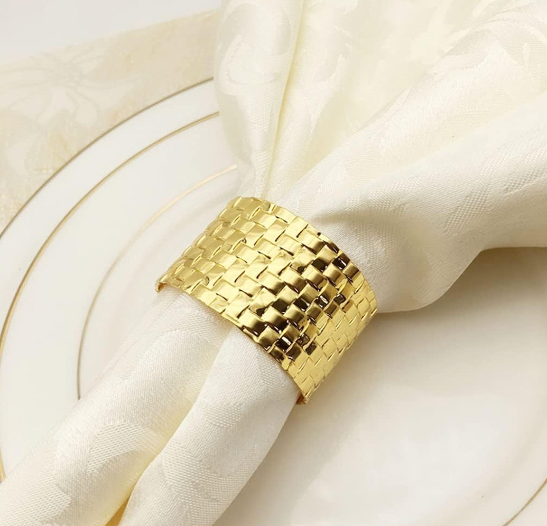 LUXURY DINING NAPKIN RING (Gold)