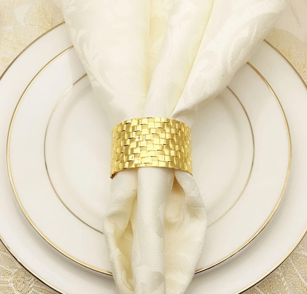 LUXURY DINING NAPKIN RING (Gold)