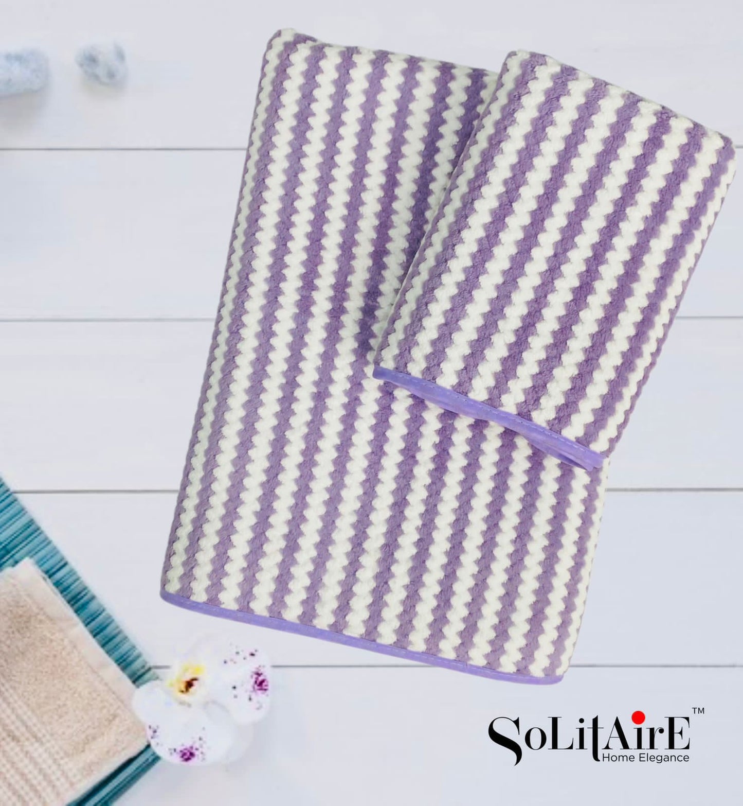 MICROFIBER TOWEL Super-Soft, Highly-Absorbent (BATH & HAND TOWEL)