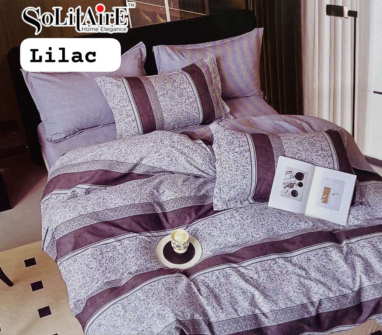 LILAC KING Cotton Bedsheet