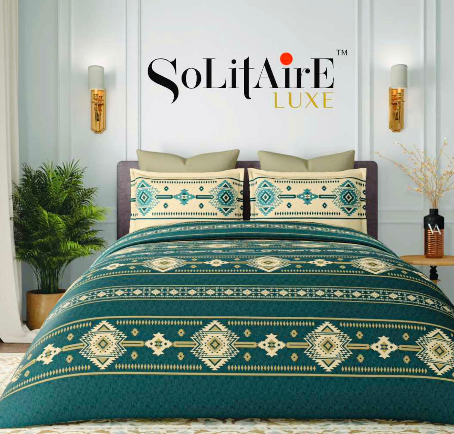 Frenza Luxury Fitted King Size Bedsheet