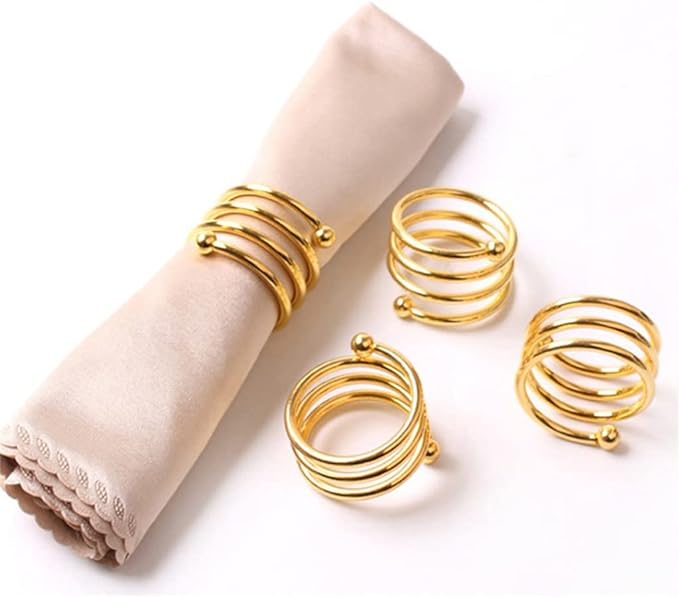 LUXURY DINING NAPKIN RING (Gold)