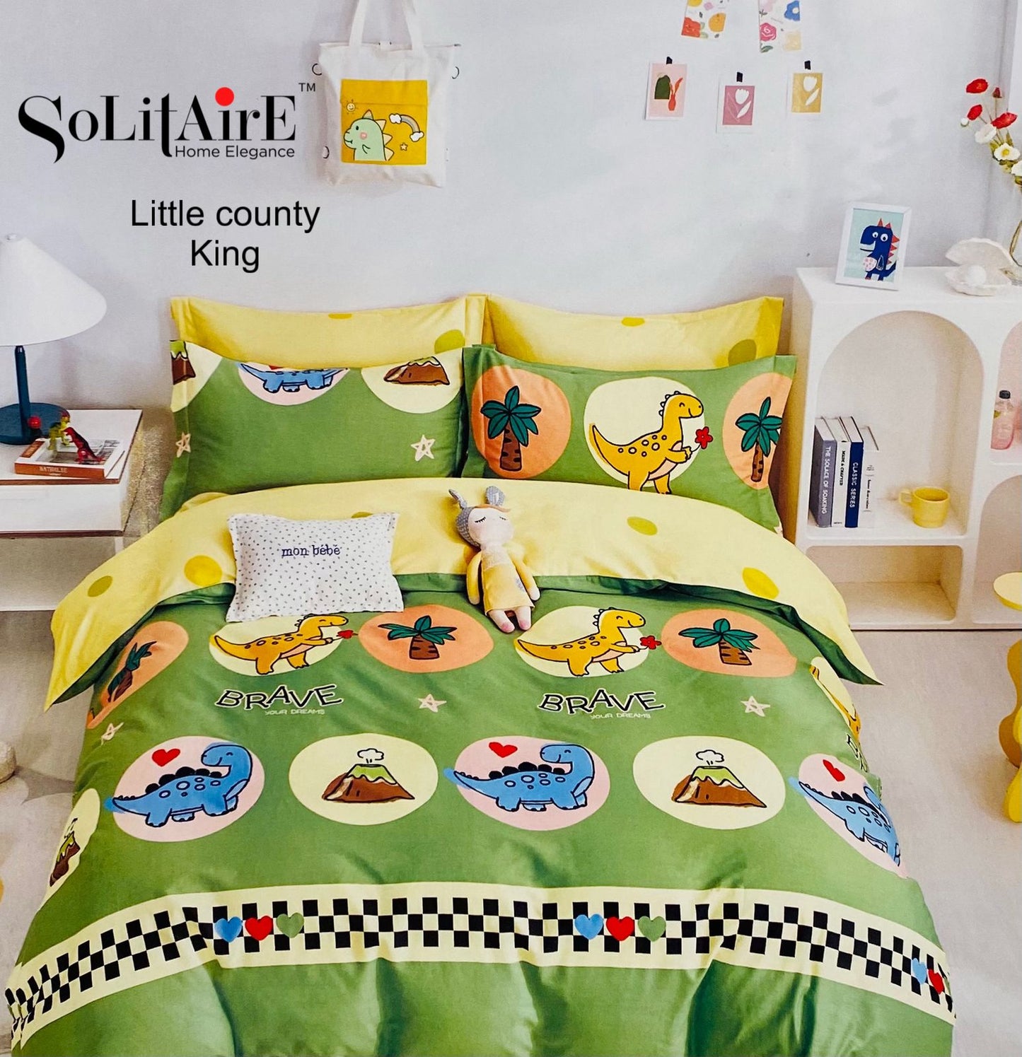 LITTLE COUNTY KING Cotton Bedsheet