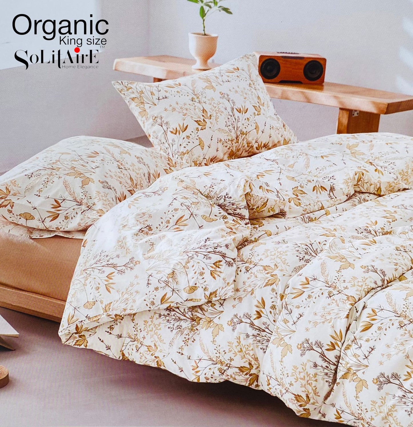 Organic King Bedsheet Set 100% Organic Cotton