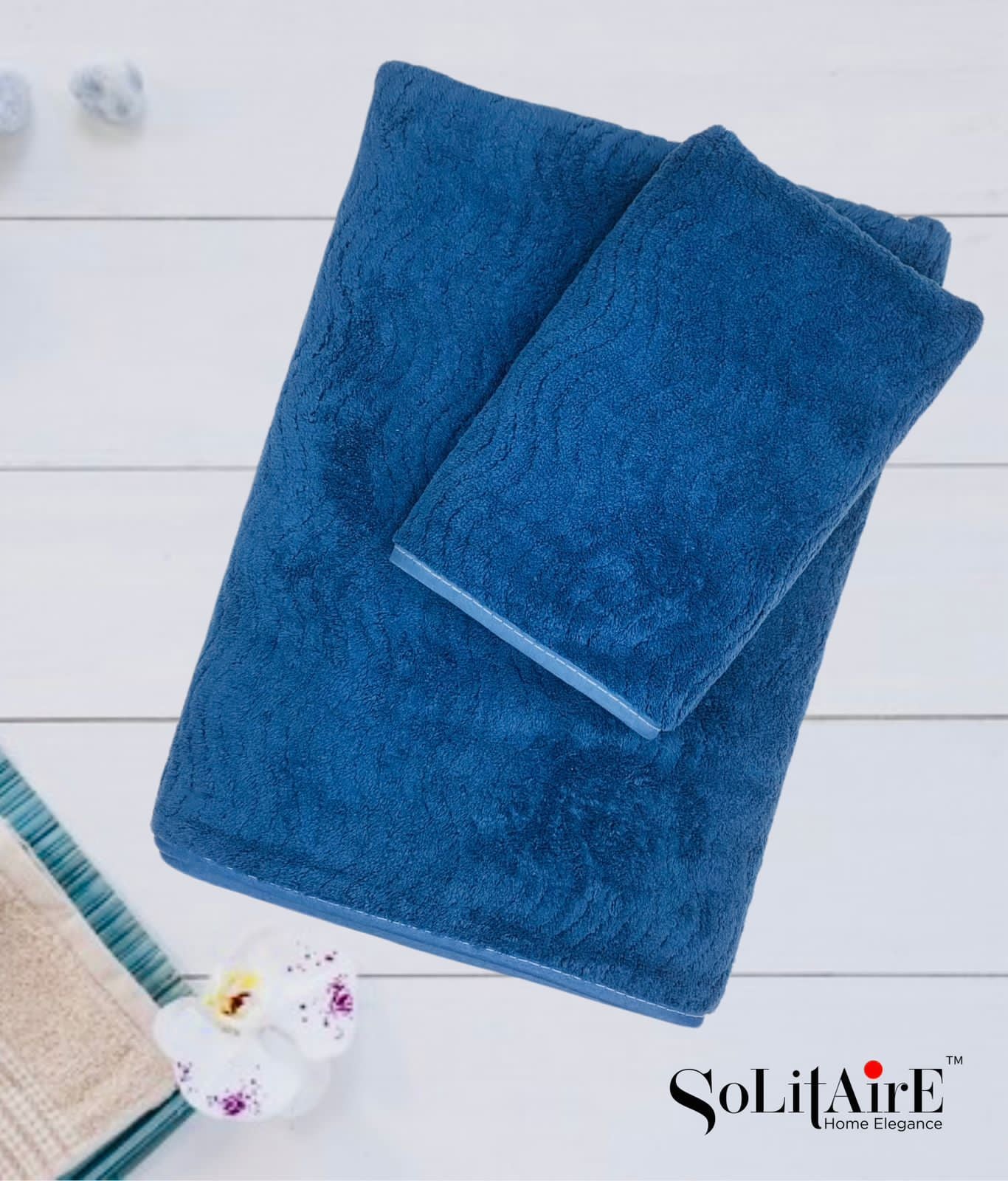MICROFIBER TOWEL Super-Soft, Highly-Absorbent (BATH & HAND TOWEL)