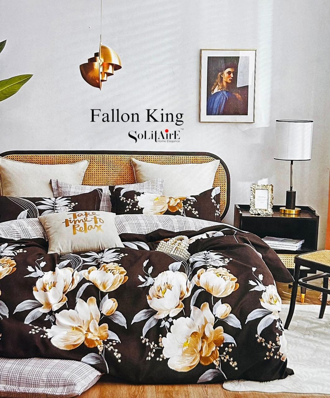 FALLON King Size Bedsheet Set Luxury Soft Touch
