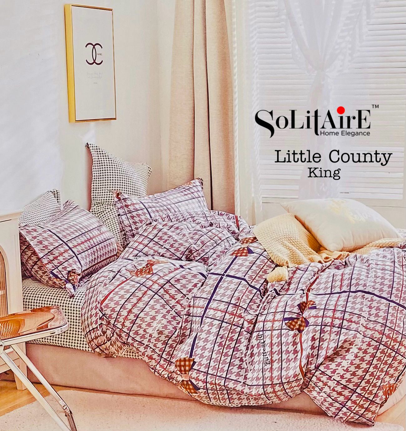 LITTLE COUNTY KING Cotton Bedsheet