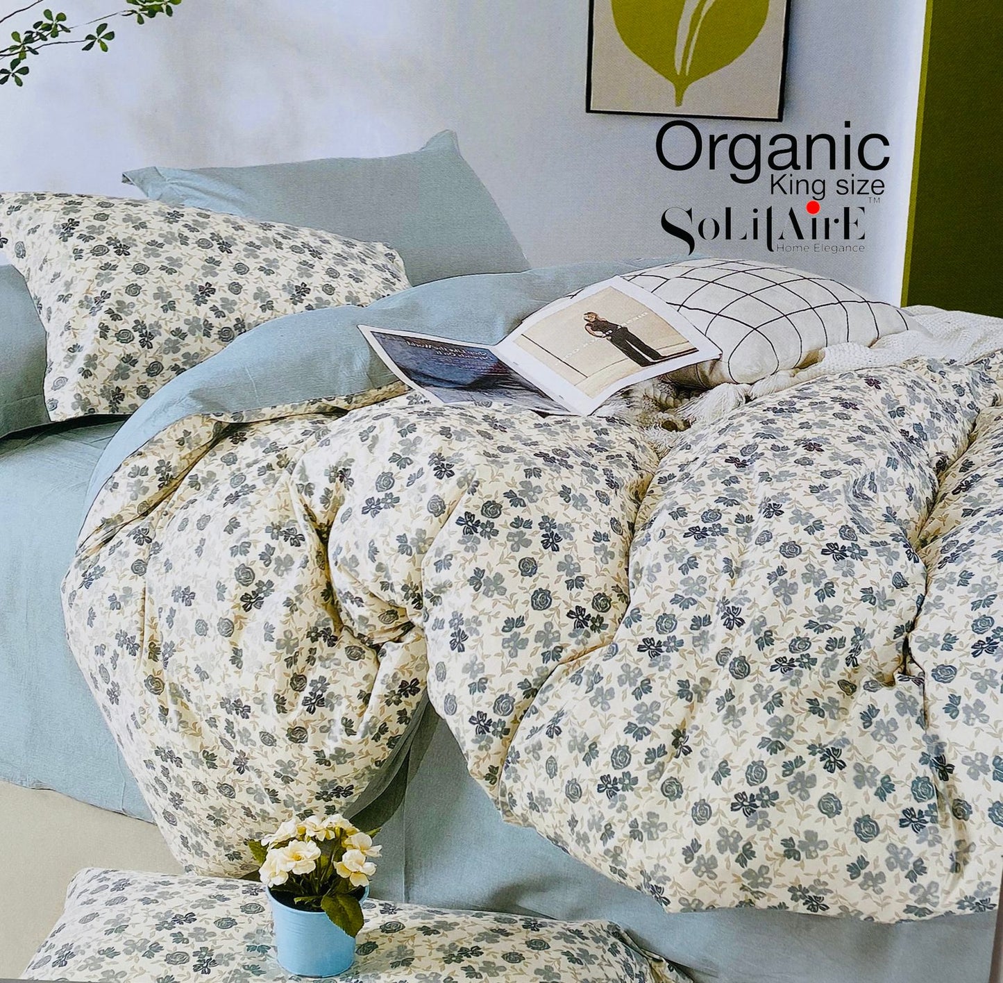 Organic King Bedsheet Set 100% Organic Cotton