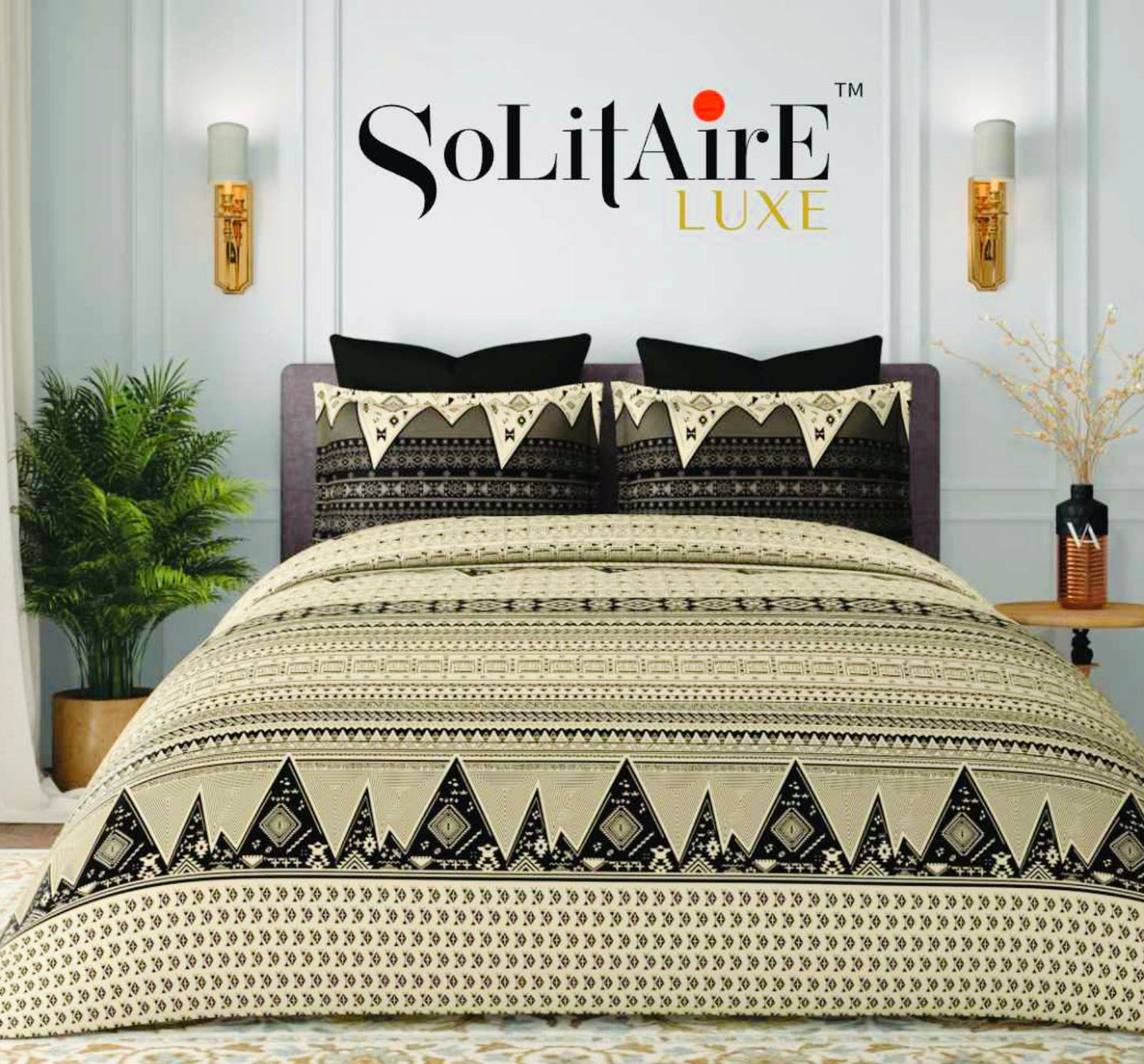 Frenza Luxury Fitted King Size Bedsheet