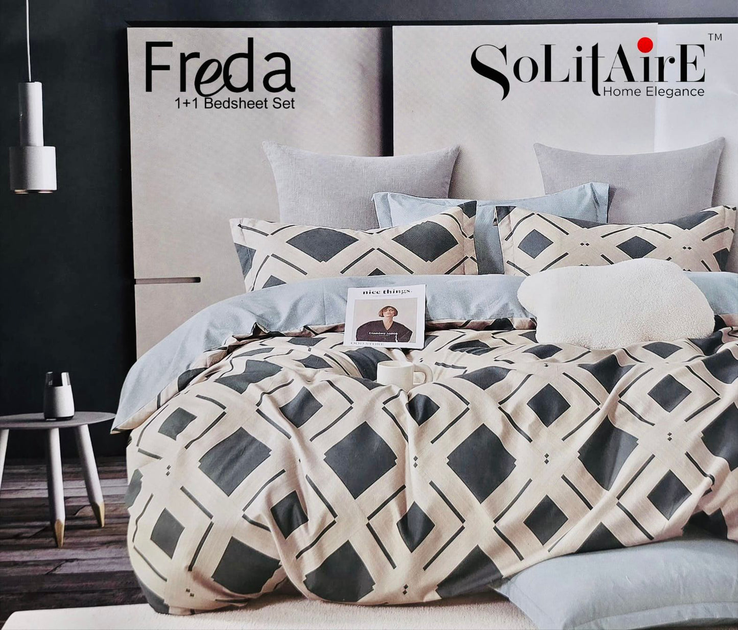 Freda Single Bed Bedsheet Set Soft Fabric Premium Quality Bedding Collection