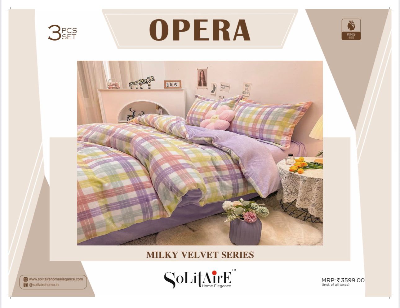 Opera Super-Warm Italian Cashmere King Bedsheet
