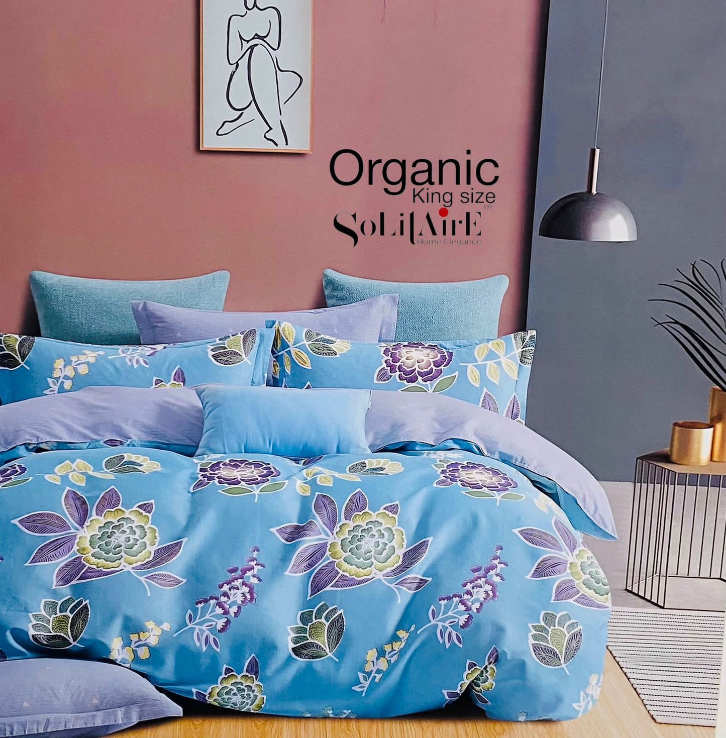 Organic King Bedsheet Set 100% Organic Cotton