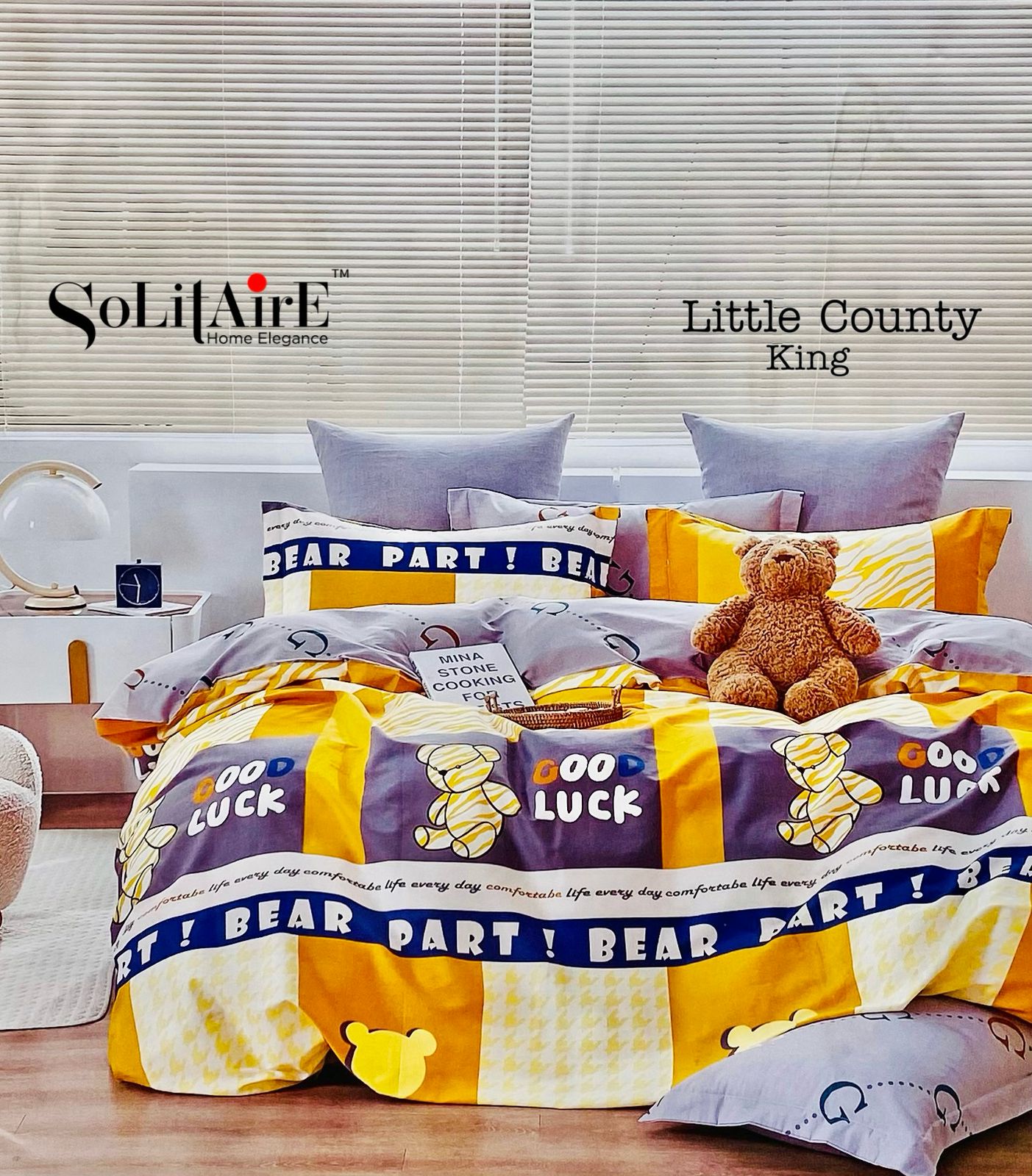 LITTLE COUNTY KING Cotton Bedsheet