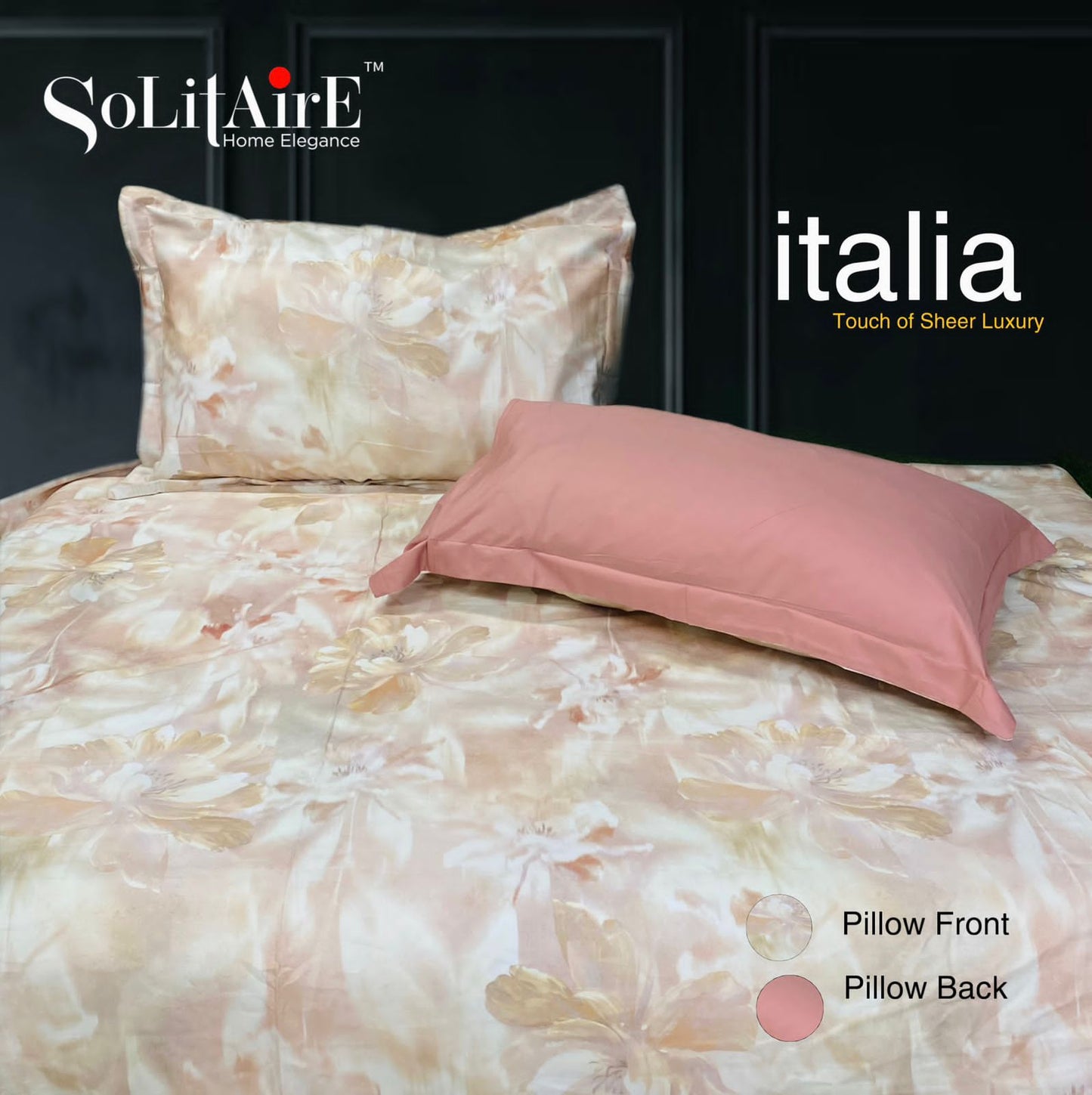Italia 100% Organic Cotton King Size Premium Bedsheet