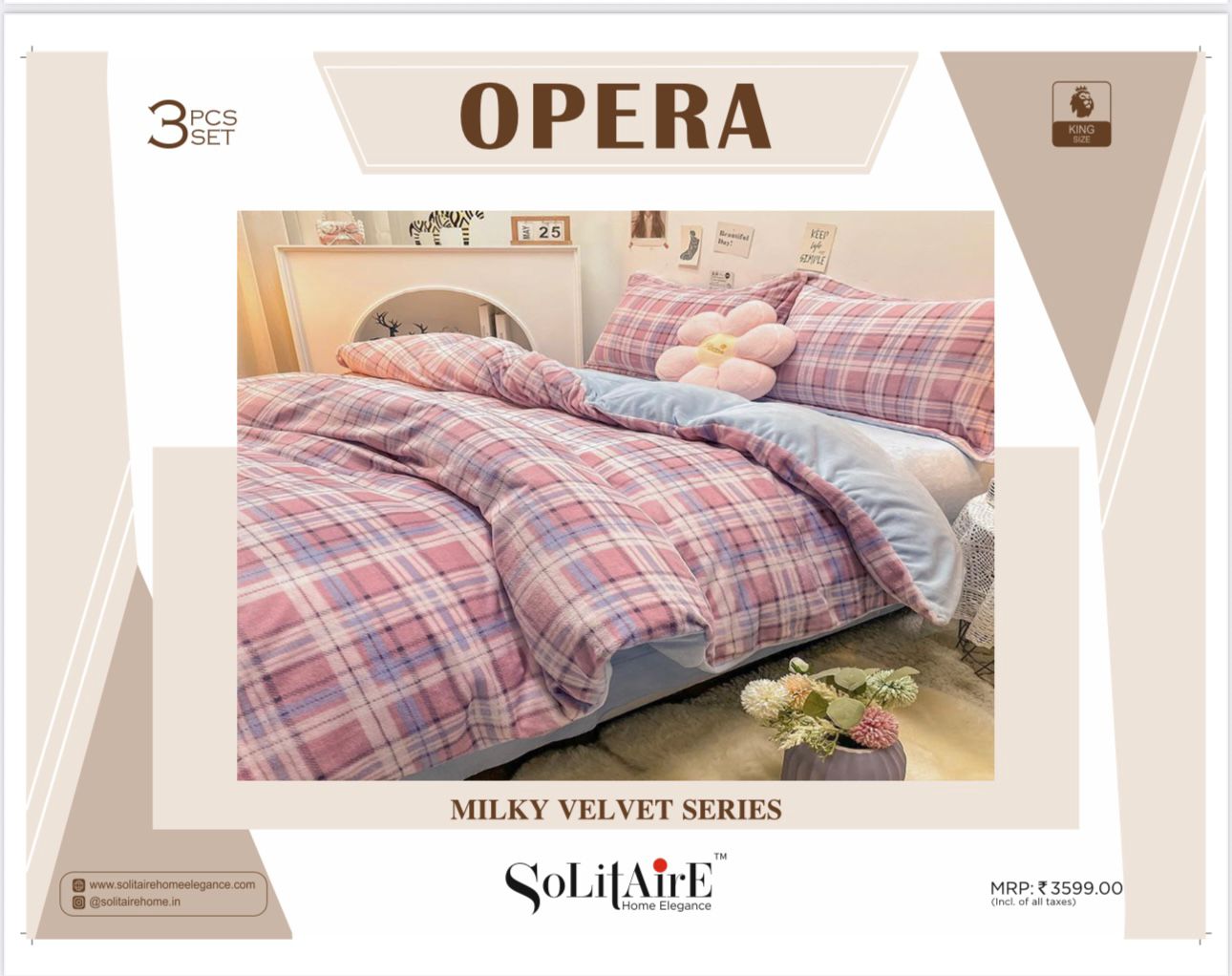 Opera Super-Warm Italian Cashmere King Bedsheet
