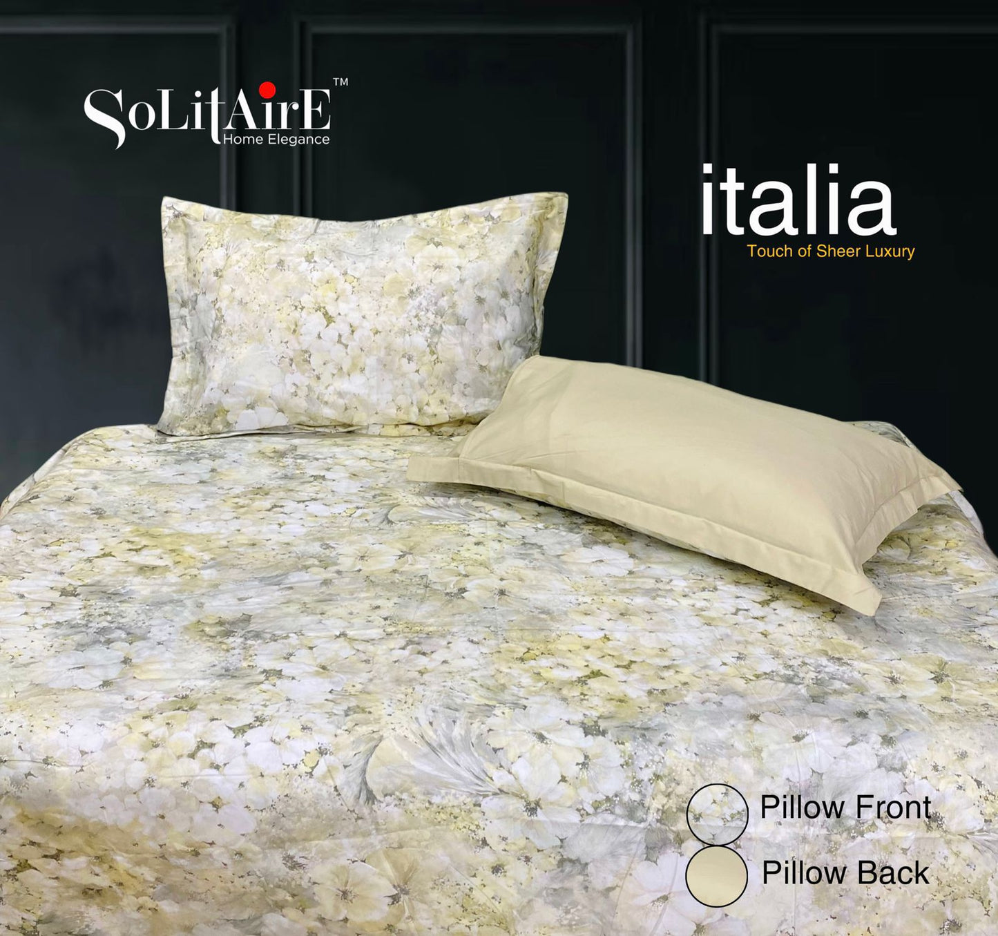 Italia 100% Organic Cotton King Size Premium Bedsheet