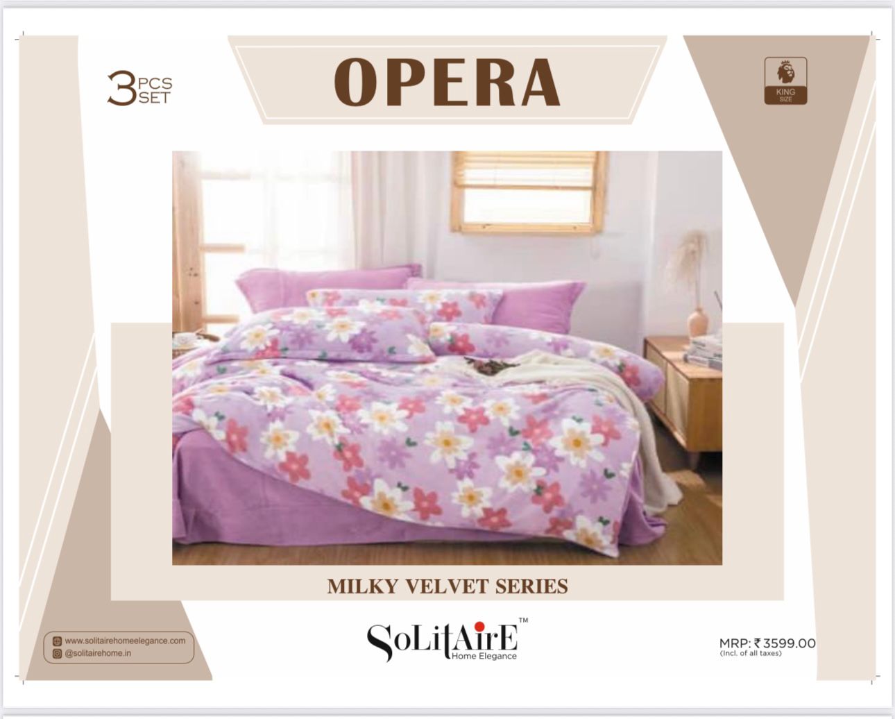 Opera Super-Warm Italian Cashmere King Bedsheet
