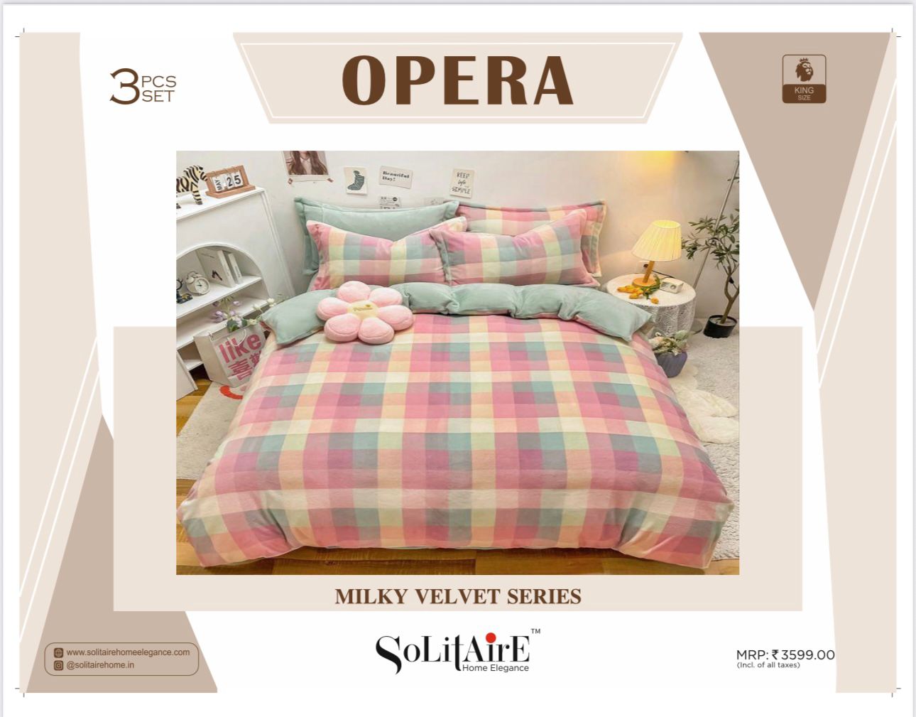 Opera Super-Warm Italian Cashmere King Bedsheet