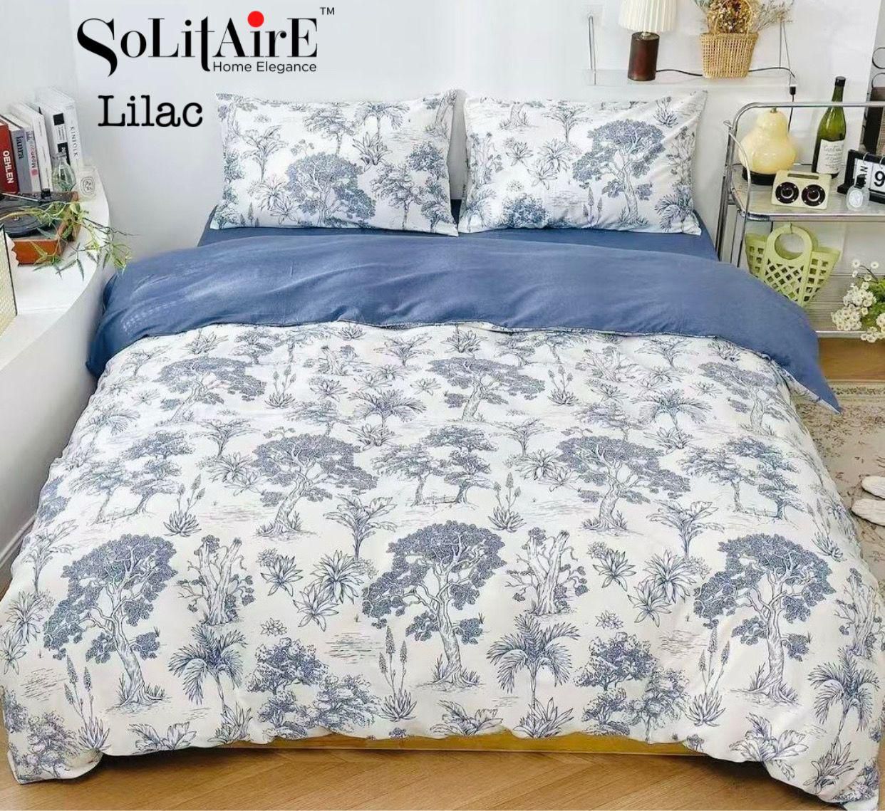 LILAC KING Cotton Bedsheet