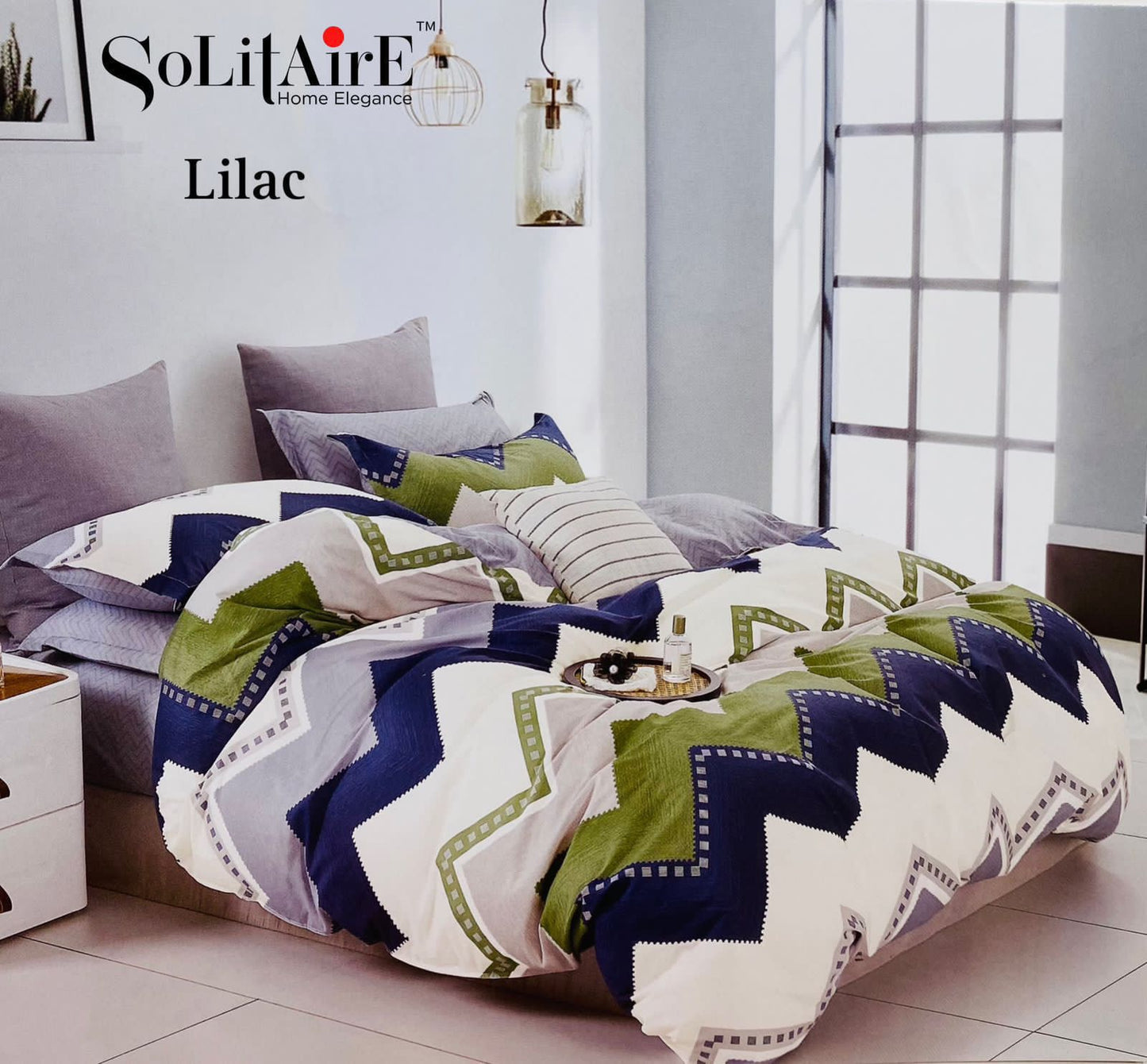 LILAC KING Cotton Bedsheet