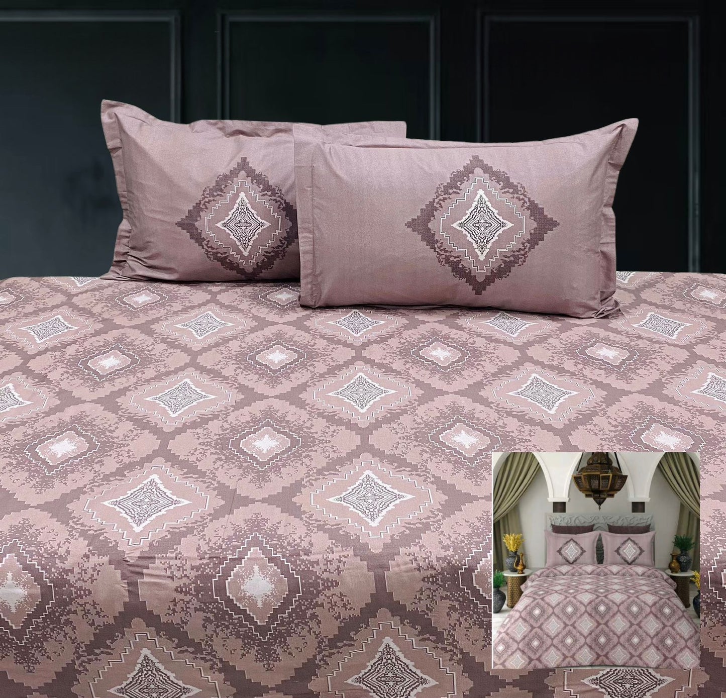 MYSTIQUE 300-THREAD COUNT COTTON BEDSHEET