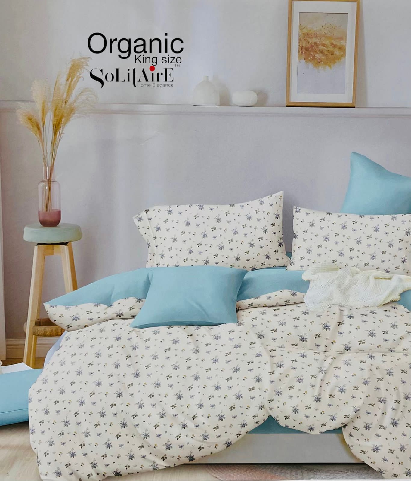Organic King Bedsheet Set 100% Organic Cotton