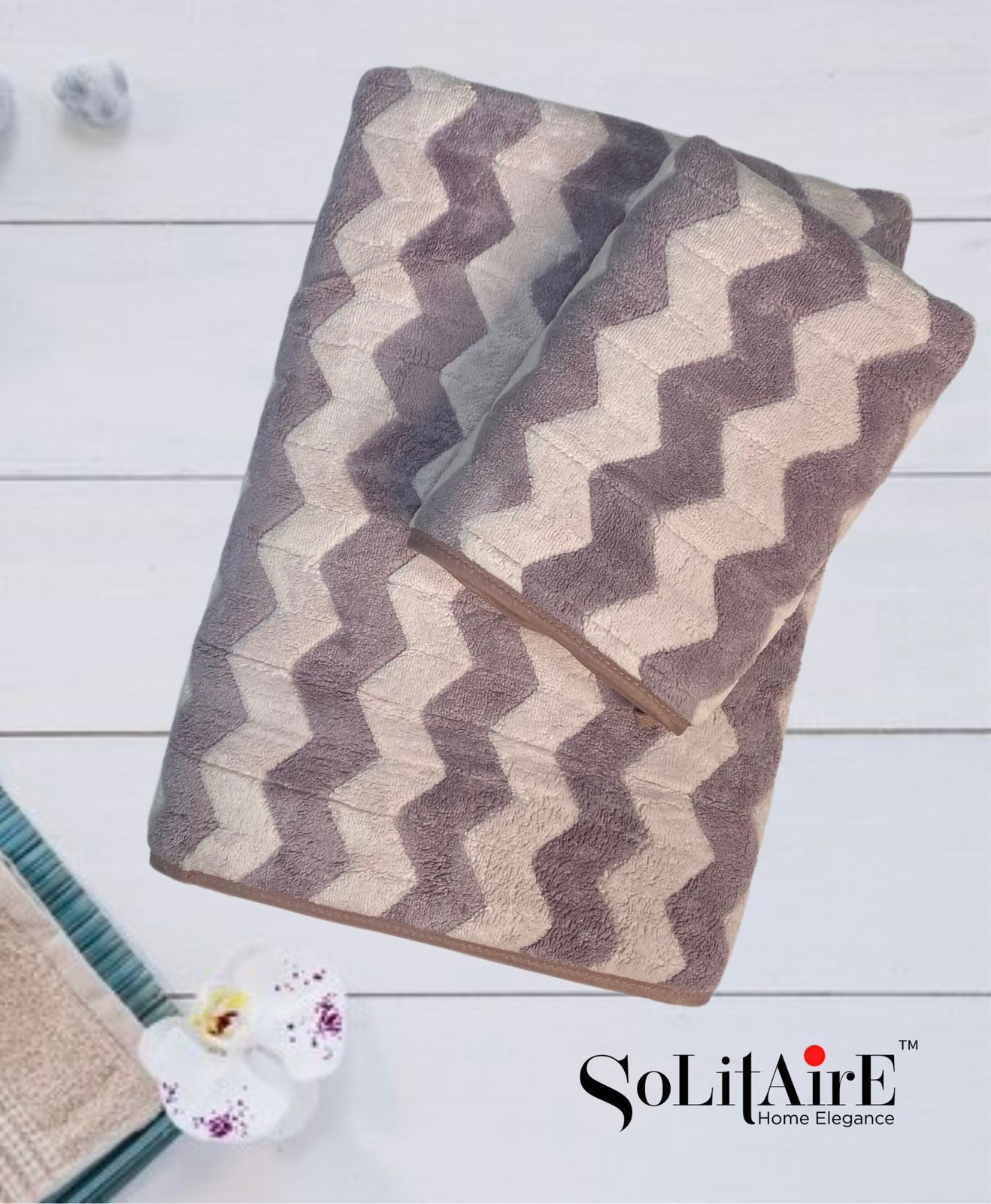 MICROFIBER TOWEL Super-Soft, Highly-Absorbent (BATH & HAND TOWEL)