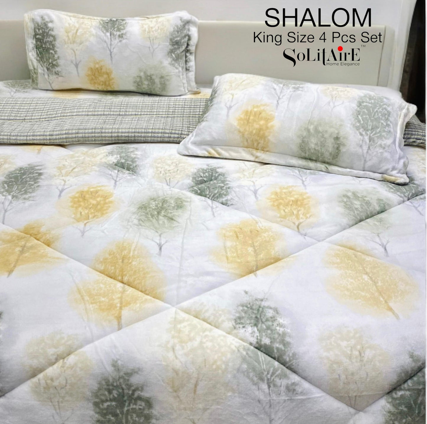 Shalom Ultra Warm Cashmere Winter Quilt King Size Bed In A Bag