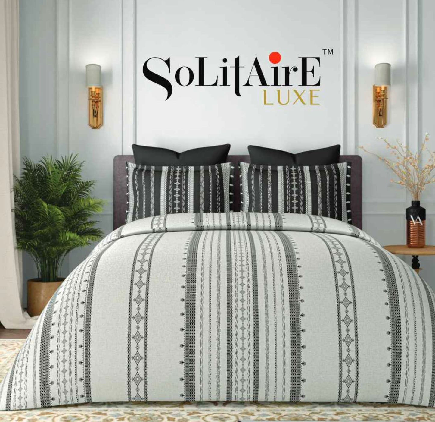 Frenza Luxury Fitted King Size Bedsheet