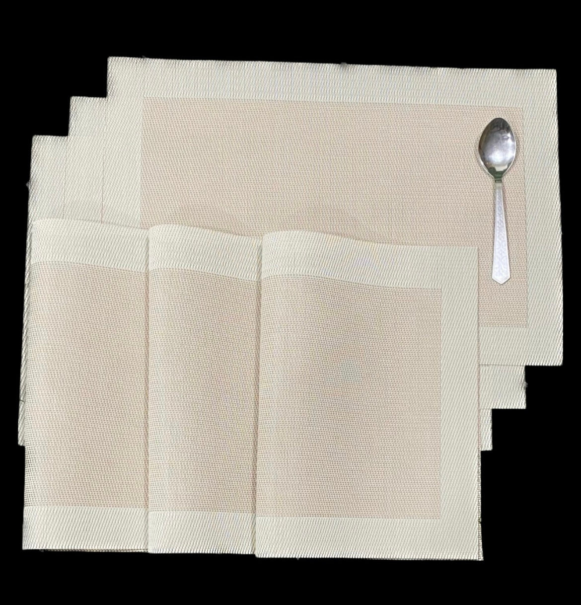 Dining Table Mat (Wire Rectangle)(Reversible) (Set of 6)