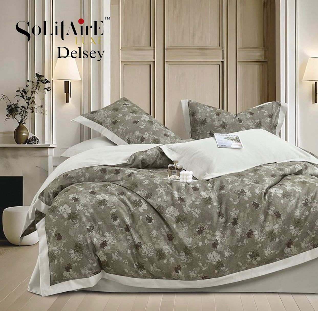 DELSEY EGYPTIAN COTTON KING-SIZE LUXURY BEDSHEET