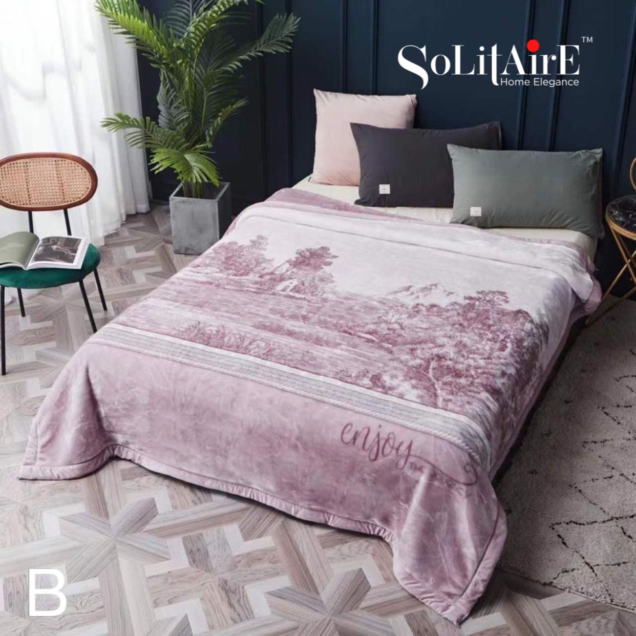 Omega Double Ply Korean Mink Blanket – Ultra Soft, Ultra Warm