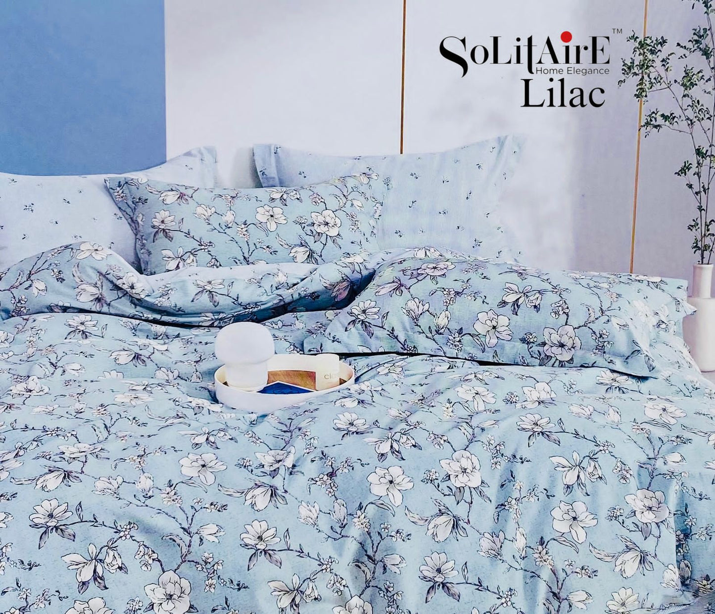 LILAC KING Cotton Bedsheet