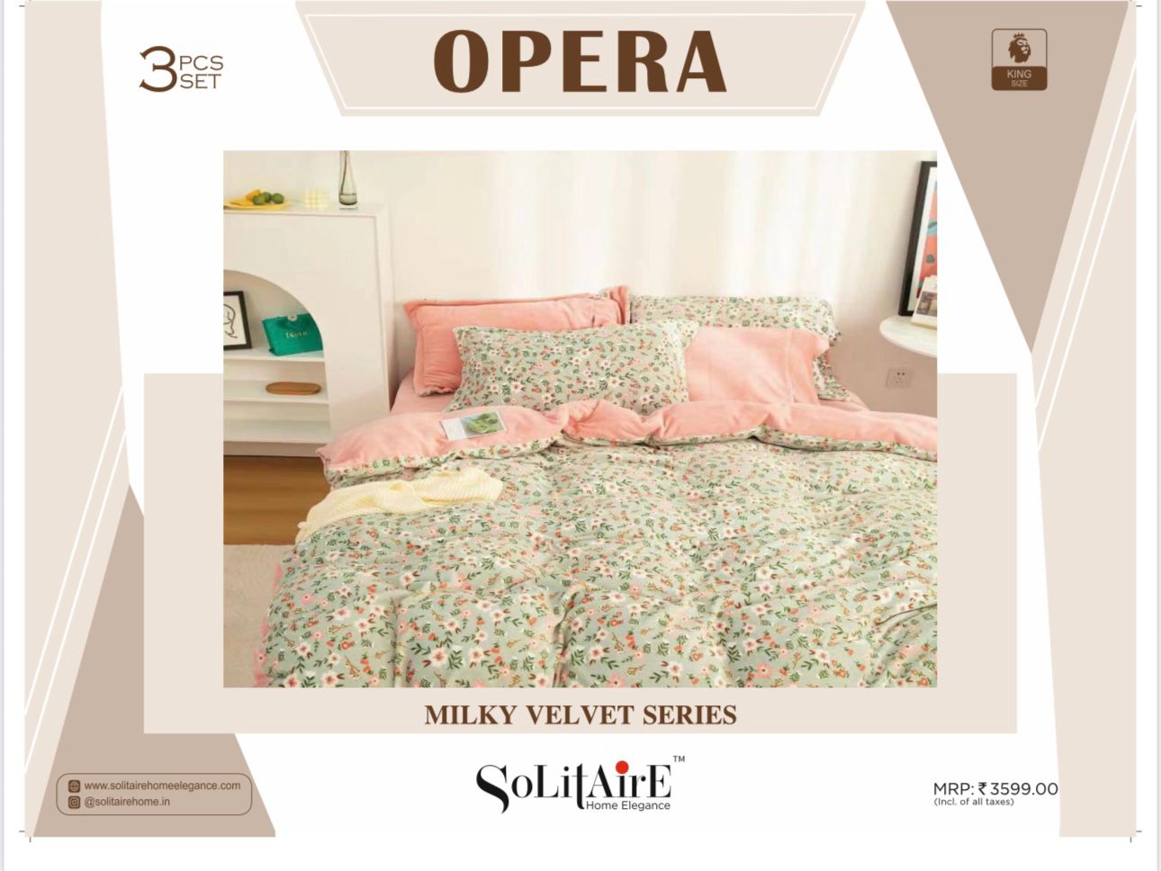 Opera Super-Warm Italian Cashmere King Bedsheet
