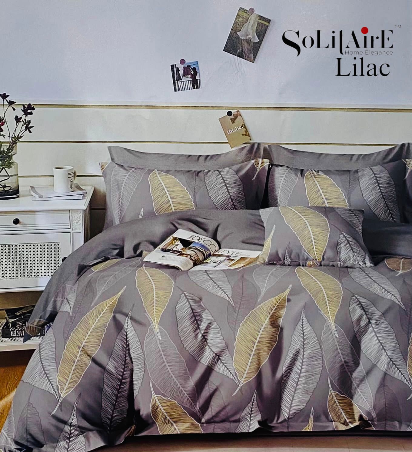 LILAC KING Cotton Bedsheet