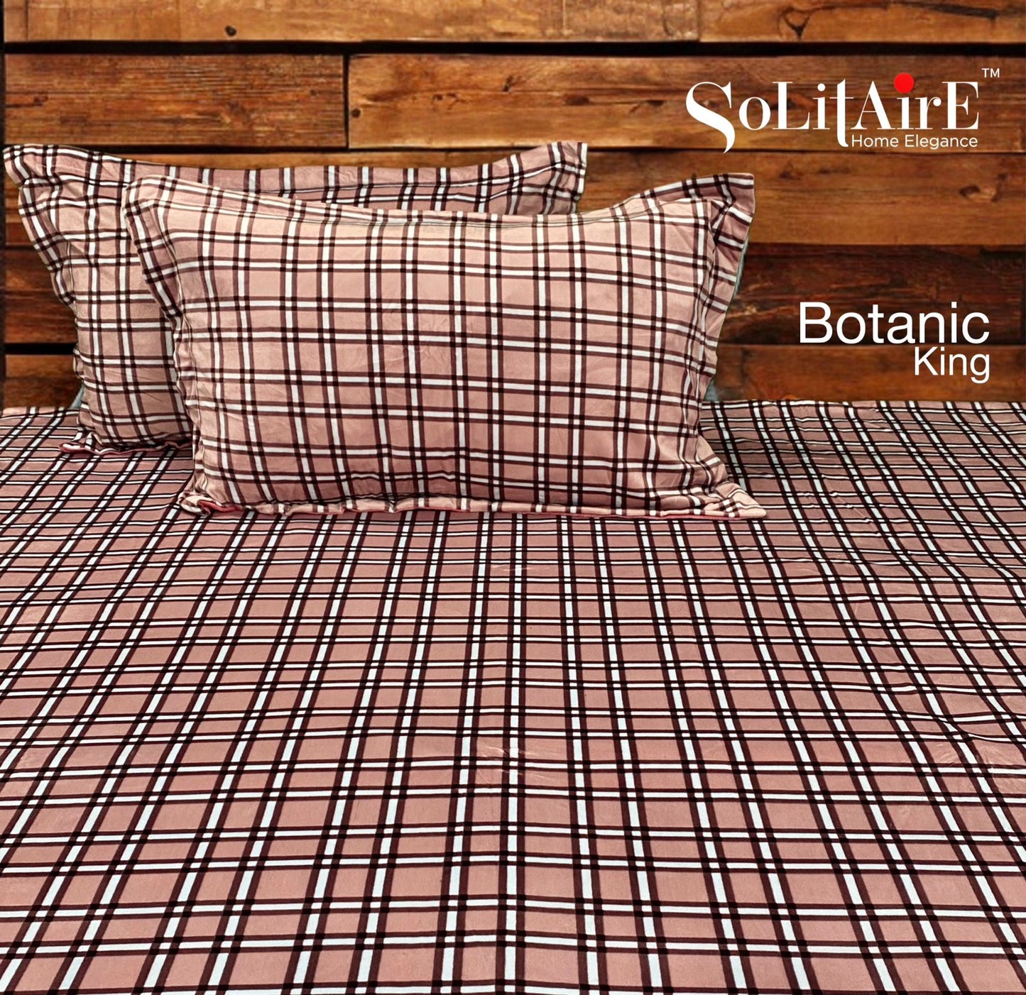 Botanic Warm King Size Bedsheet – Premium Italian Cashmere Fabric