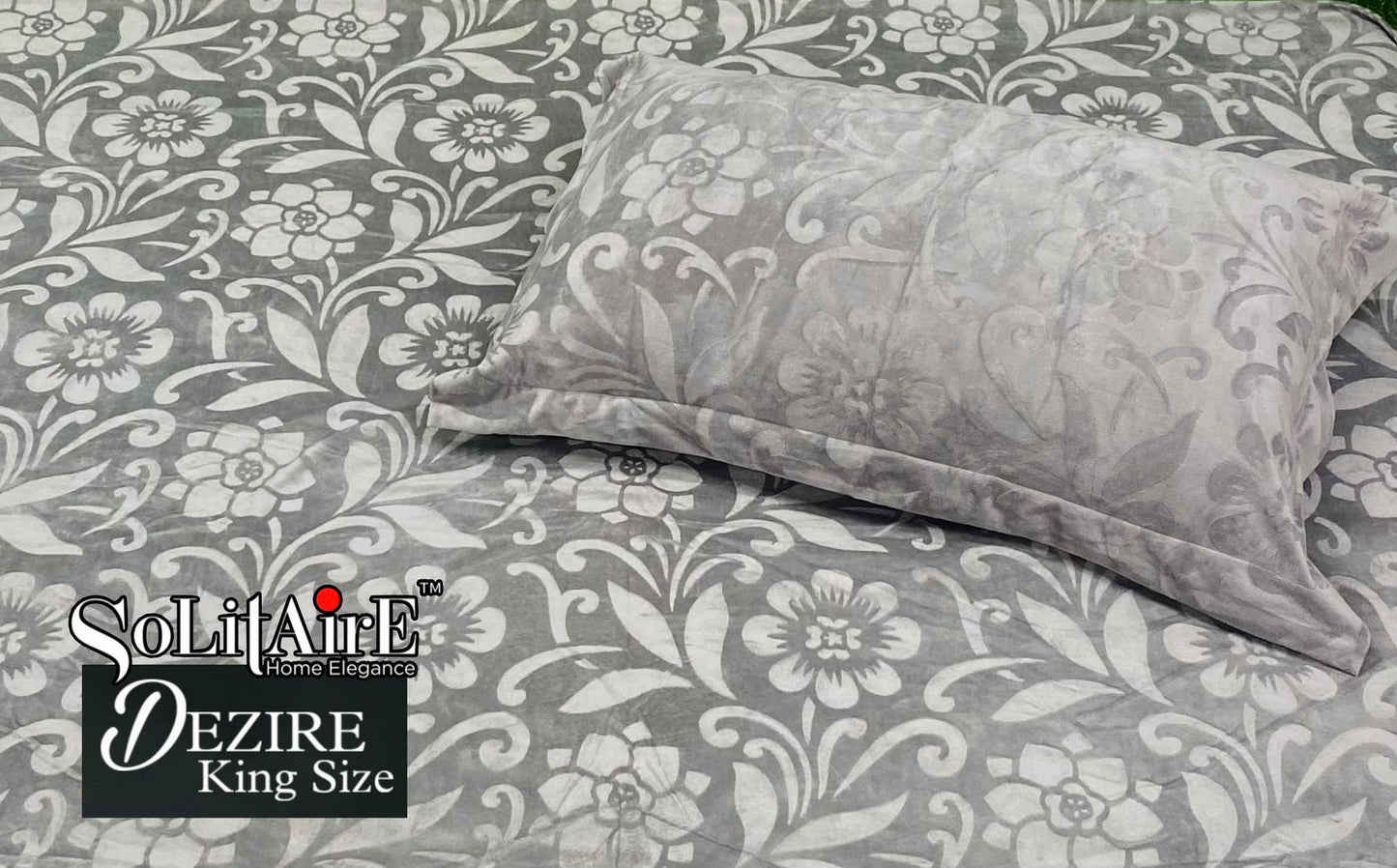 Dezire Warm King Sized Jointless Bedsheet – Premium Italian Cashmere Fabric