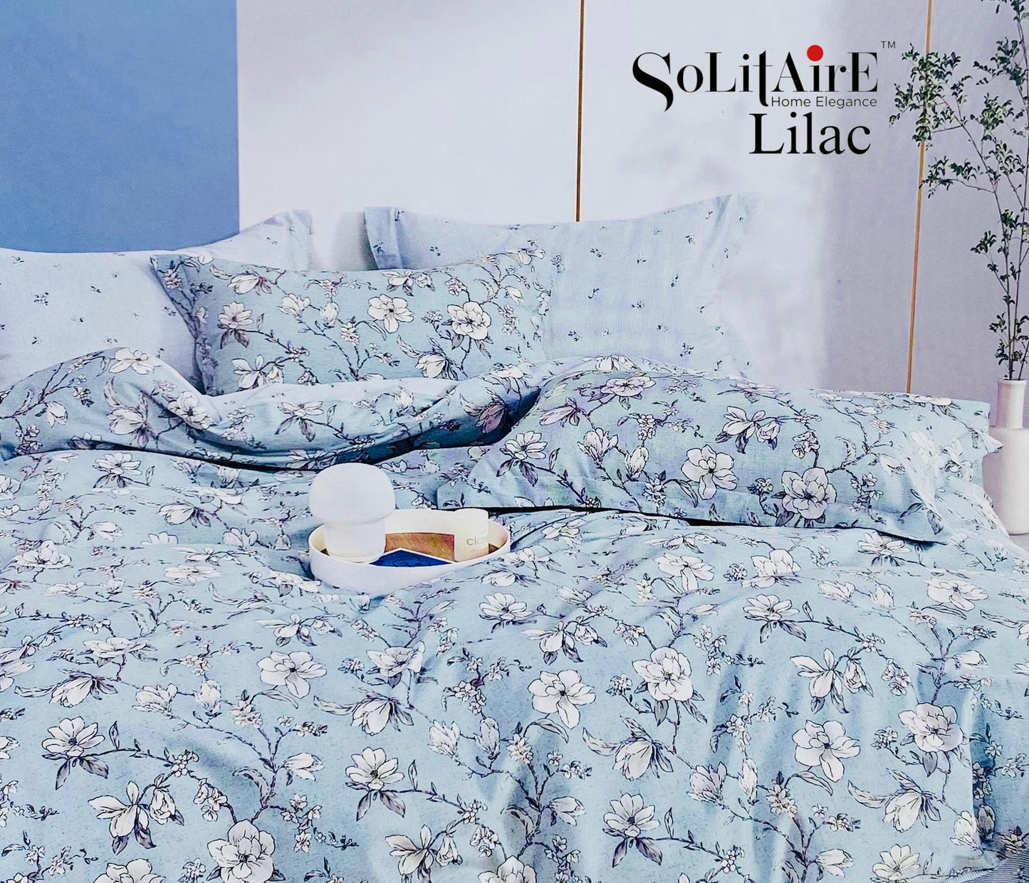 LILAC KING Cotton Bedsheet