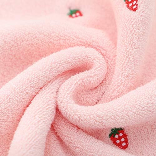 STRAWBERRY BATH & HAND TOWELS (Peach)