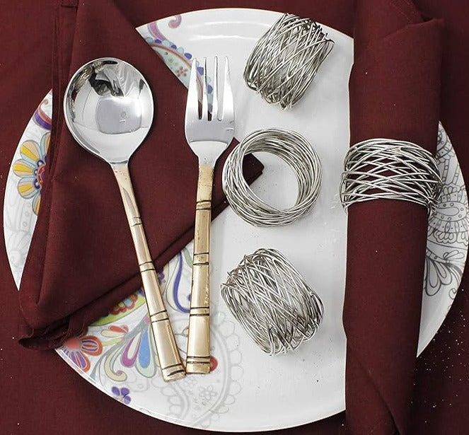 LUXURY DINING NAPKIN RING (Silver)