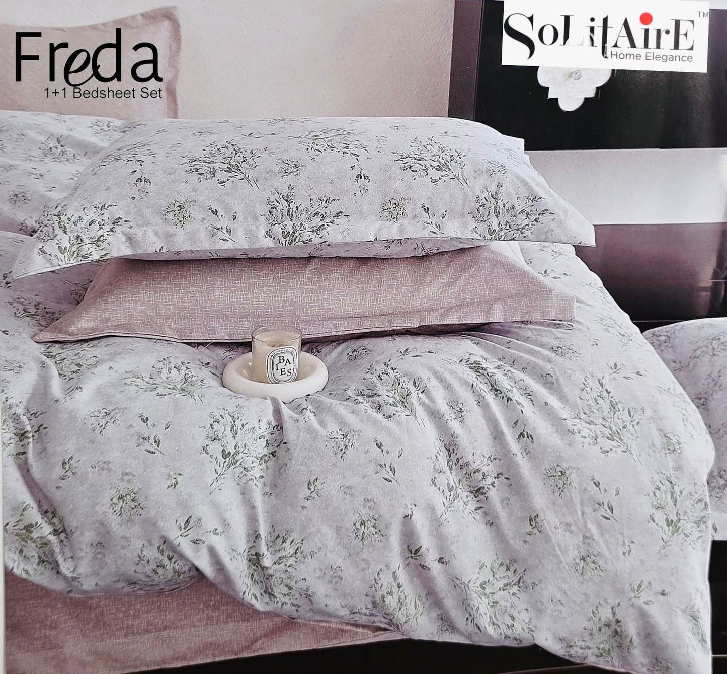 Freda Single Bed Bedsheet Set Soft Fabric Premium Quality Bedding Collection