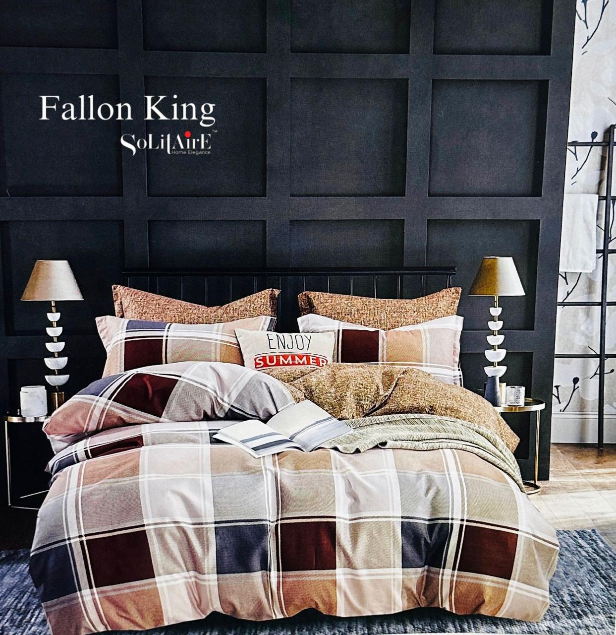 FALLON King Size Bedsheet Set Luxury Soft Touch