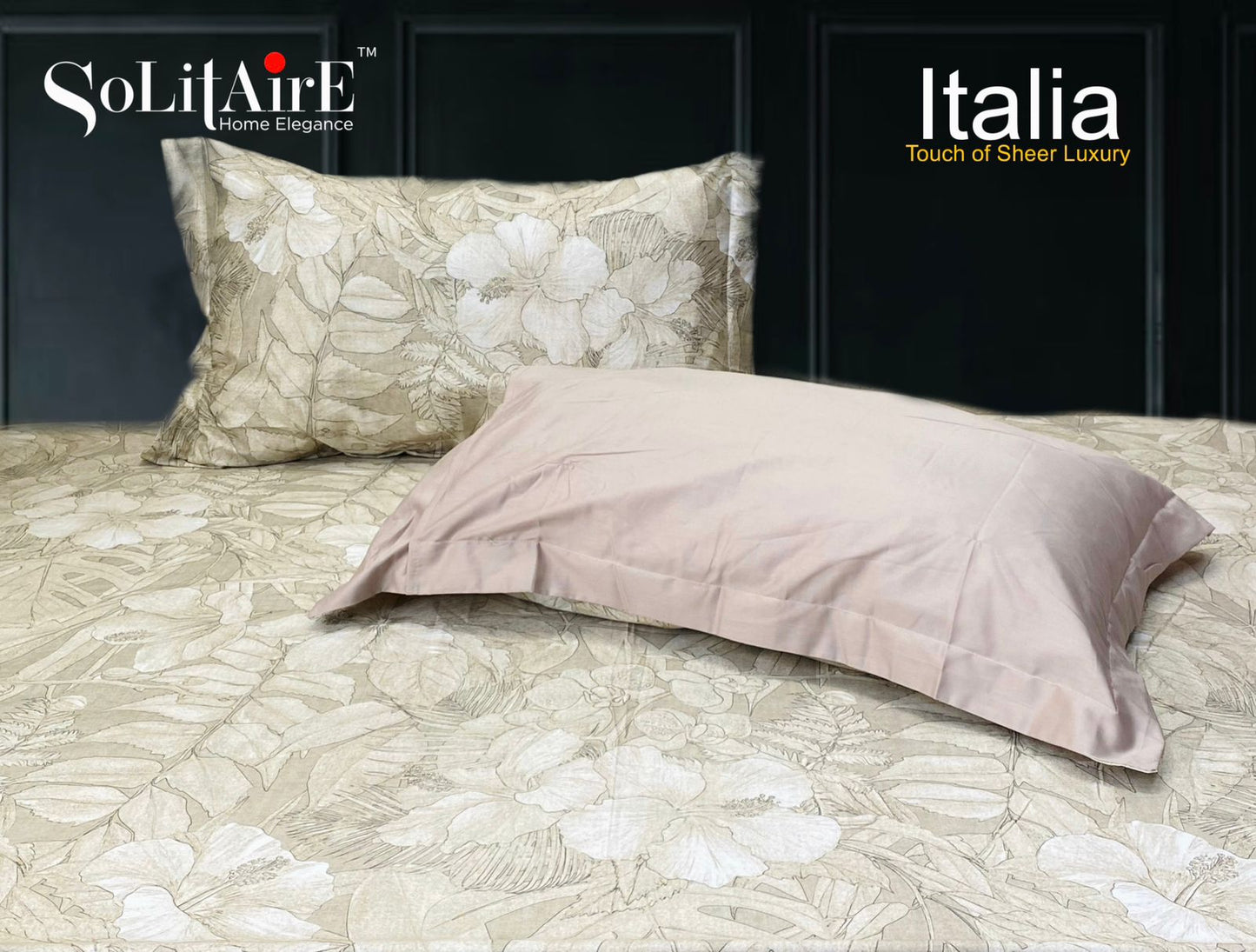 Italia 100% Organic Cotton King Size Premium Bedsheet