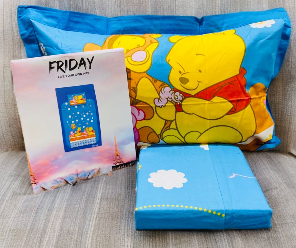 FRIDAY COTTON Bedsheet (Single Bed)