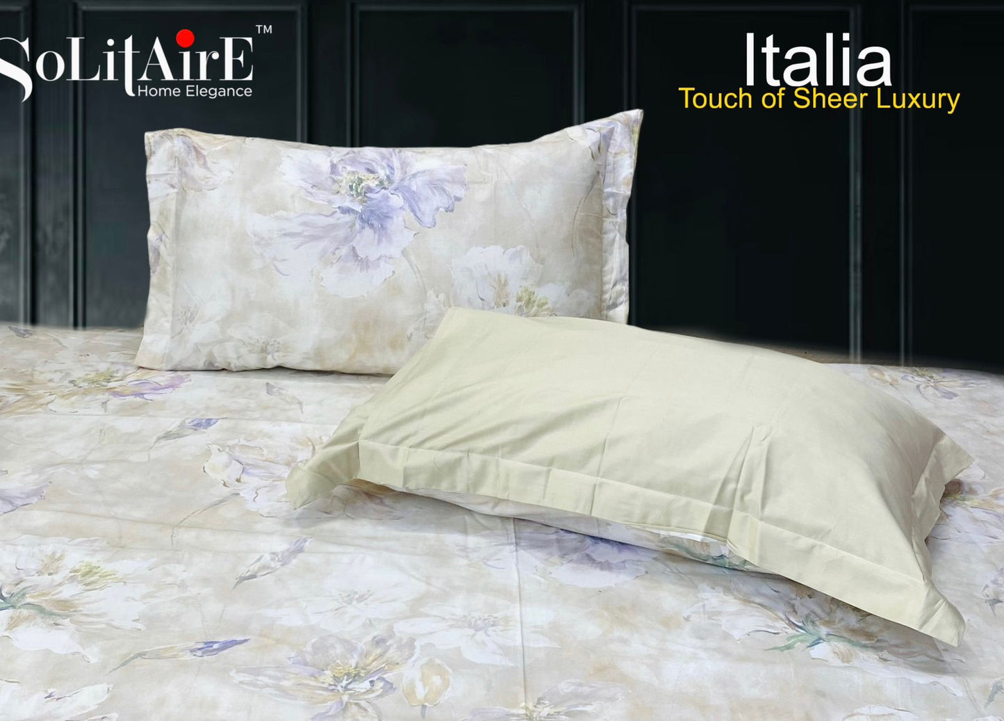 Italia King Size Bedsheet Luxury Bedding Set