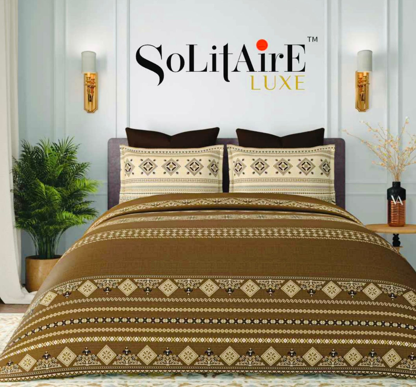 Frenza Luxury Fitted King Size Bedsheet