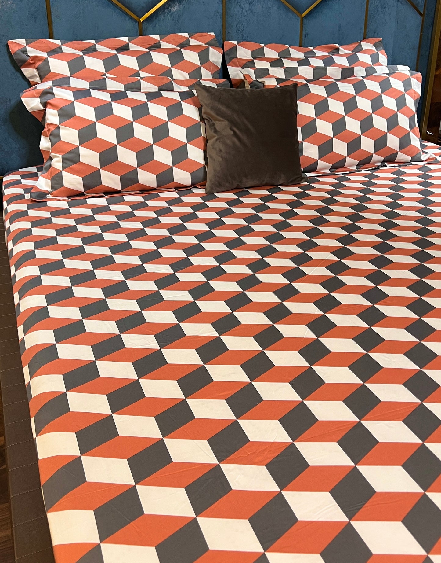 LINNEA LUXURY 300-THREAD COUNT COTTON BEDSHEET (KING-SIZE) (SUPER-SOFT)