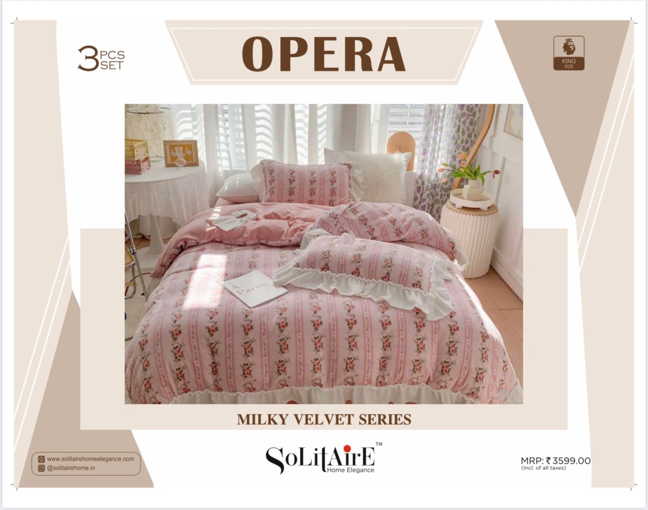 Opera Super-Warm Italian Cashmere King Bedsheet