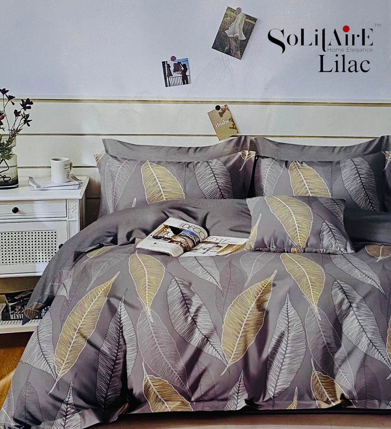 LILAC KING Cotton Bedsheet