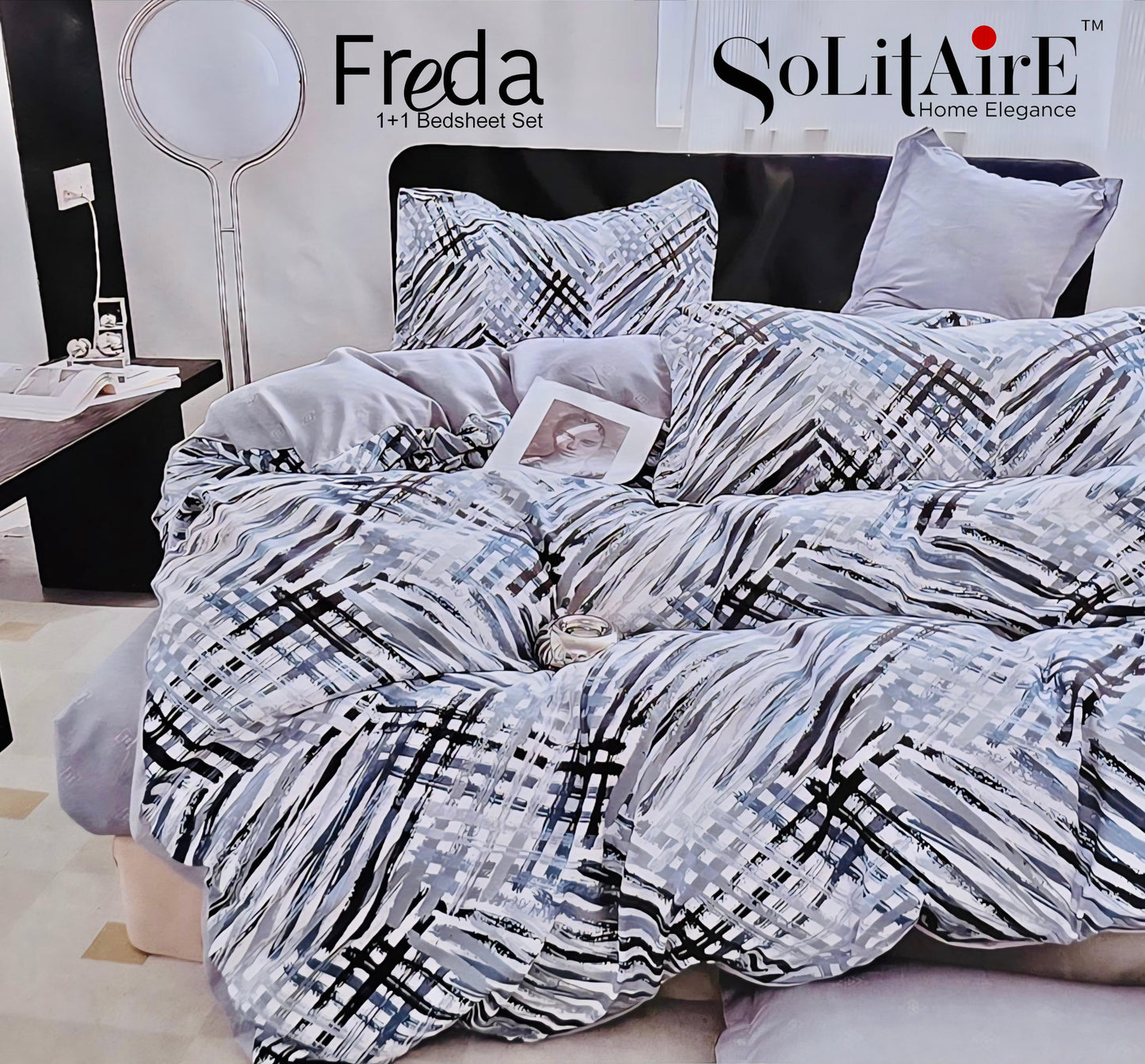Freda Single Bed Bedsheet Set Soft Fabric Premium Quality Bedding Collection